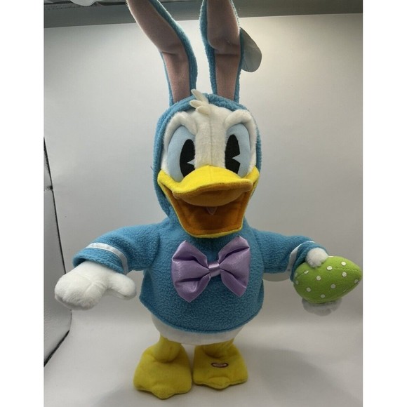 Donald Duck Don't Pull My Ears Plush 13” Interactive Disney Hallmark With Tags - Picture 1 of 3